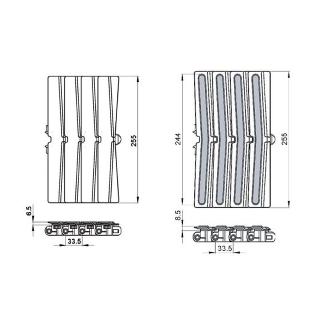 Wedge chains