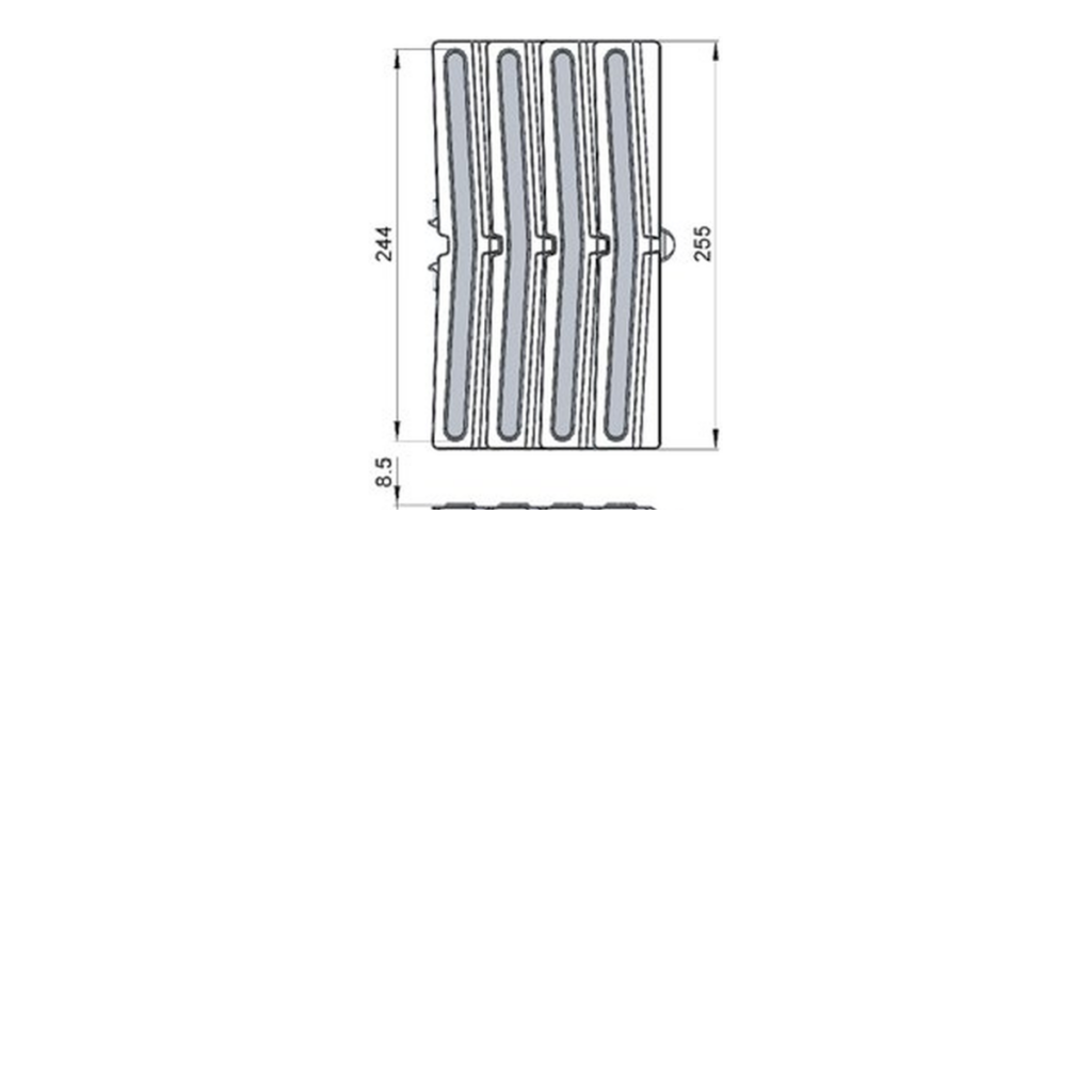 Wedge chains for vertical transport