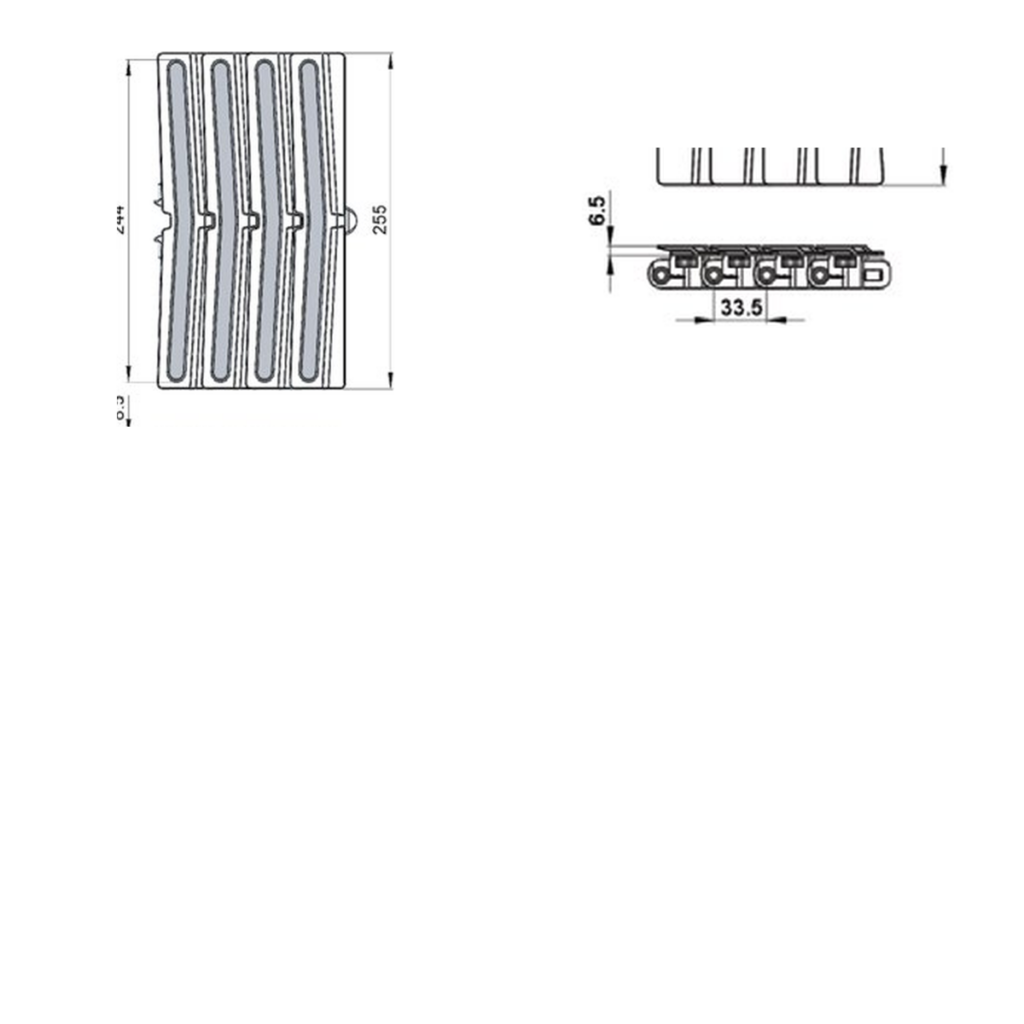 Wedge top chains