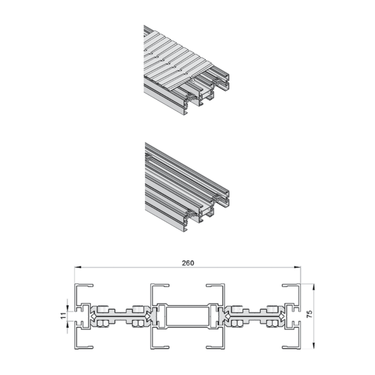 Conveyor frames and beams