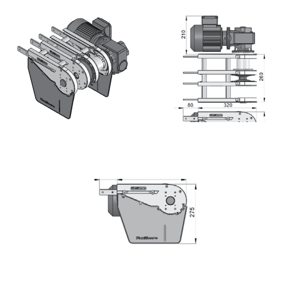 Guided-profile end drives