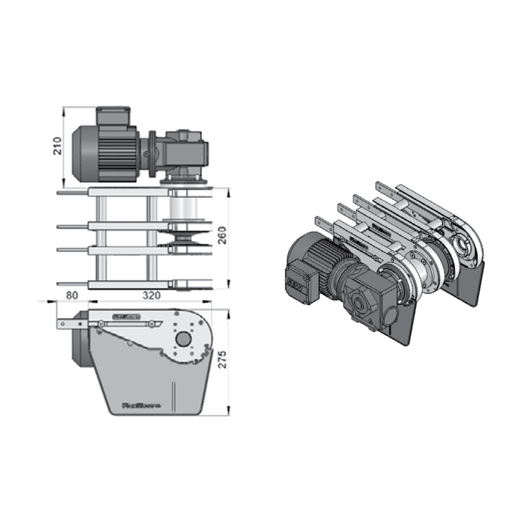 Chain connecting modules