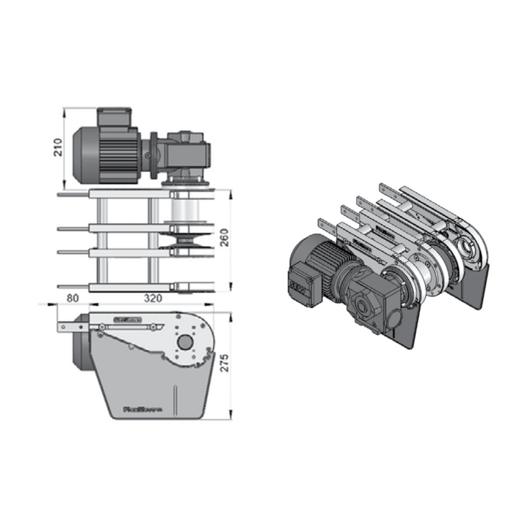 Chain connecting modules