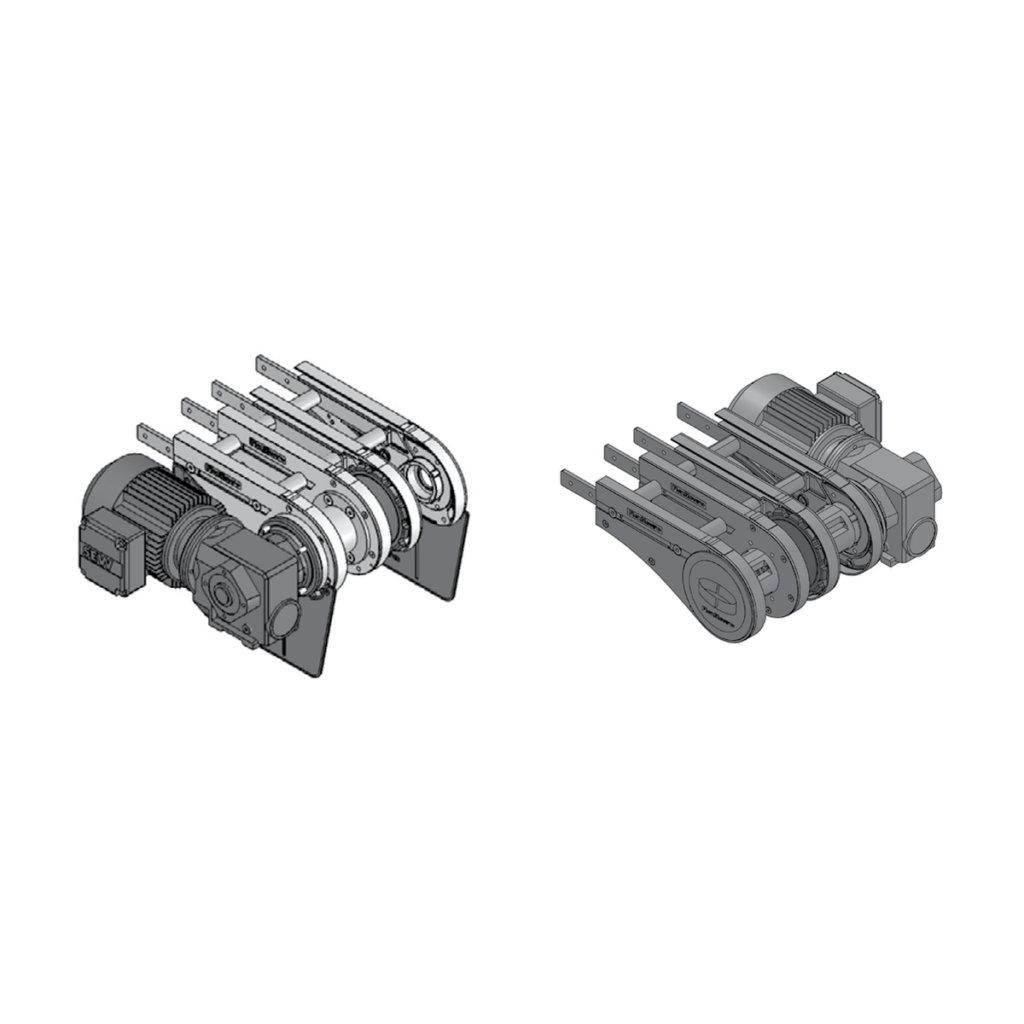 Curve frame assemblies
