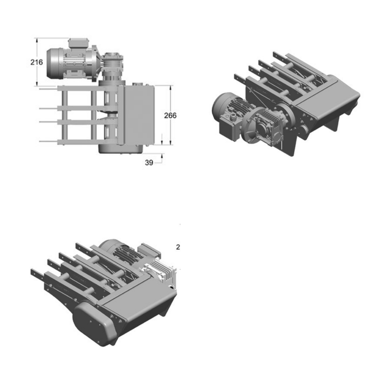 Straight conveyor modules