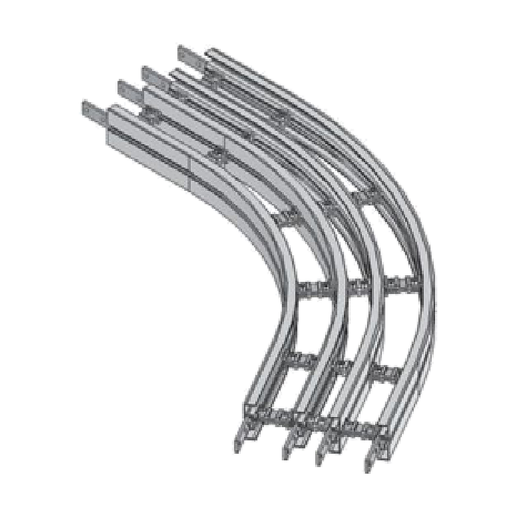 60-degree horizontal bends