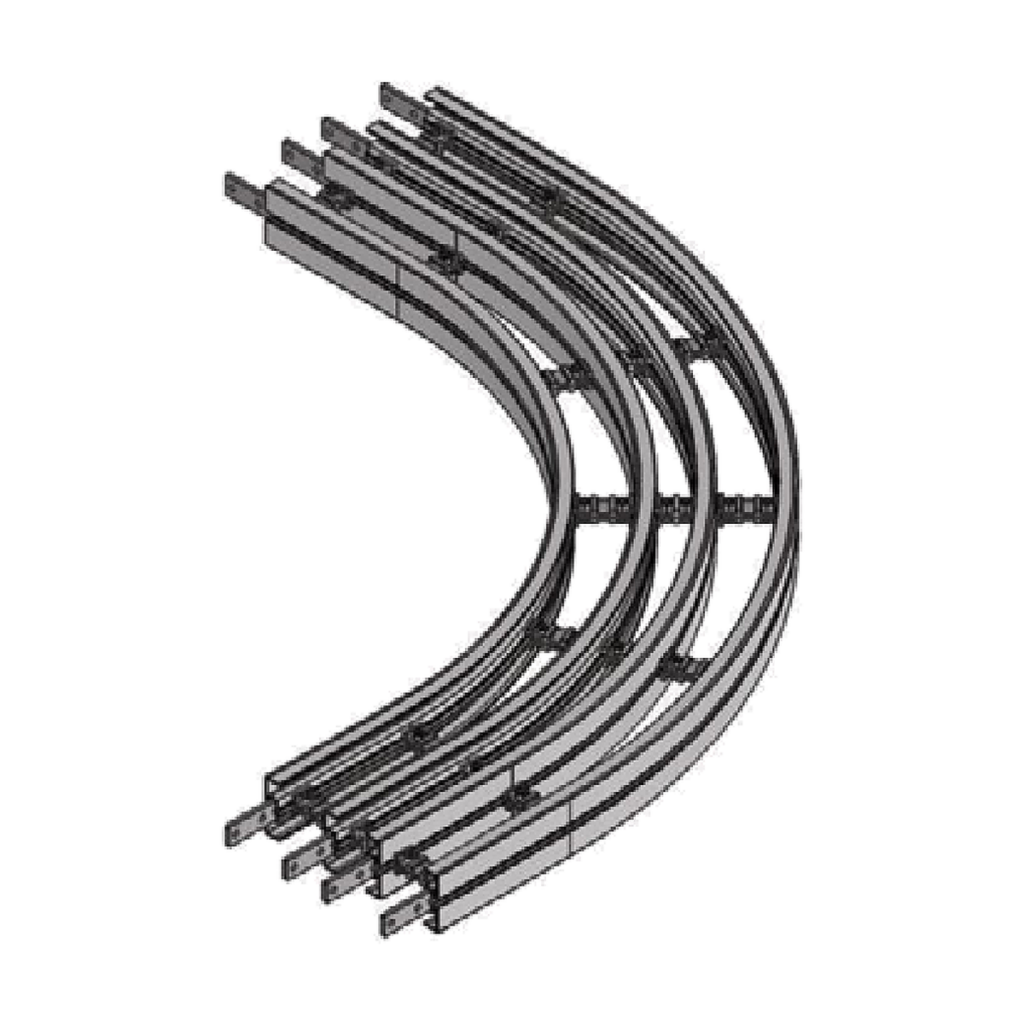 90-degree horizontal bends