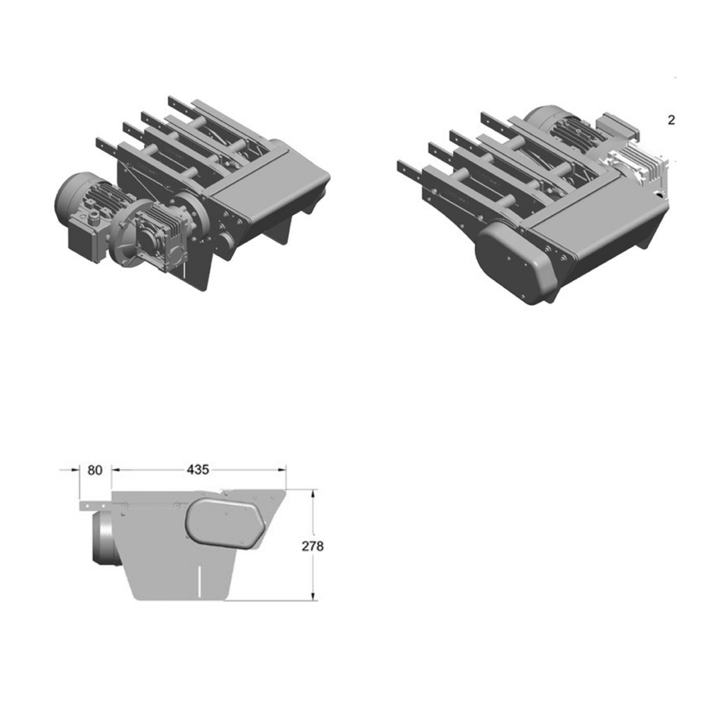 Compact idler ends