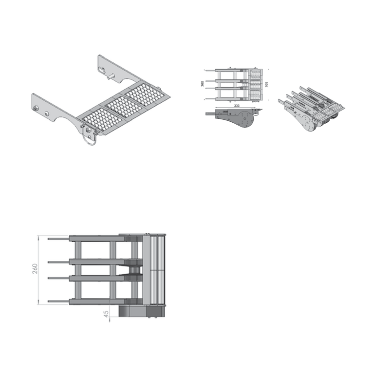 Suspended-drive driven bridges